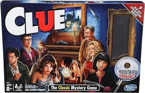 Hasbro Gaming Clue Game, Mystery Board Game, 2-6 Players, 8+ Years (Amazon Exclusive) | Amazon (US)