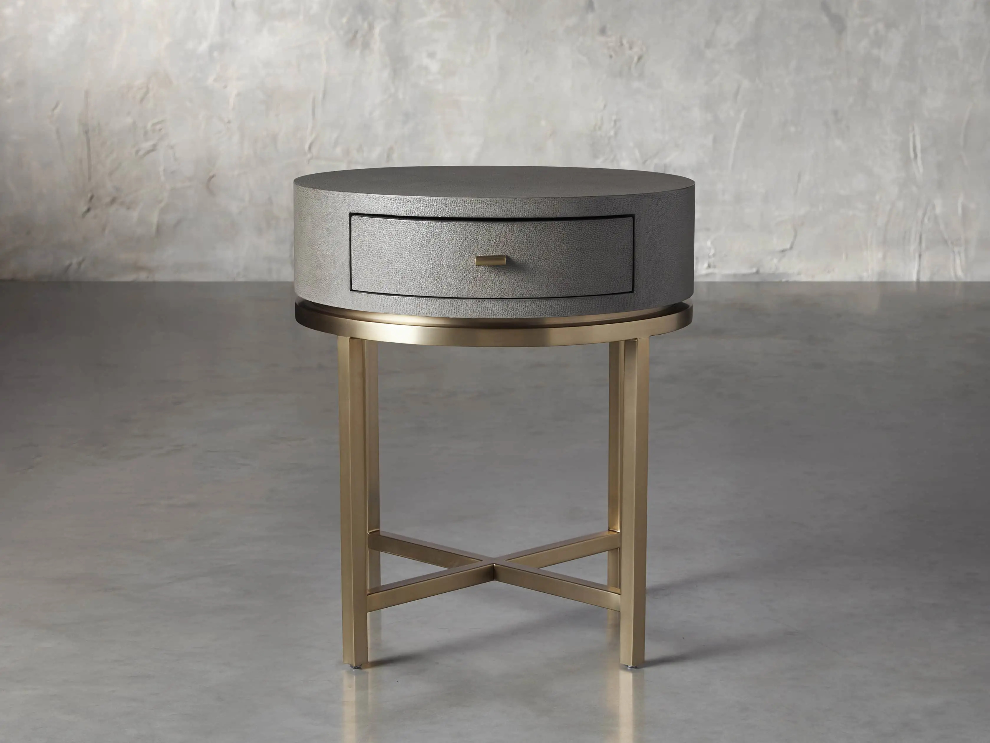 Malone Round Nightstand | Arhaus