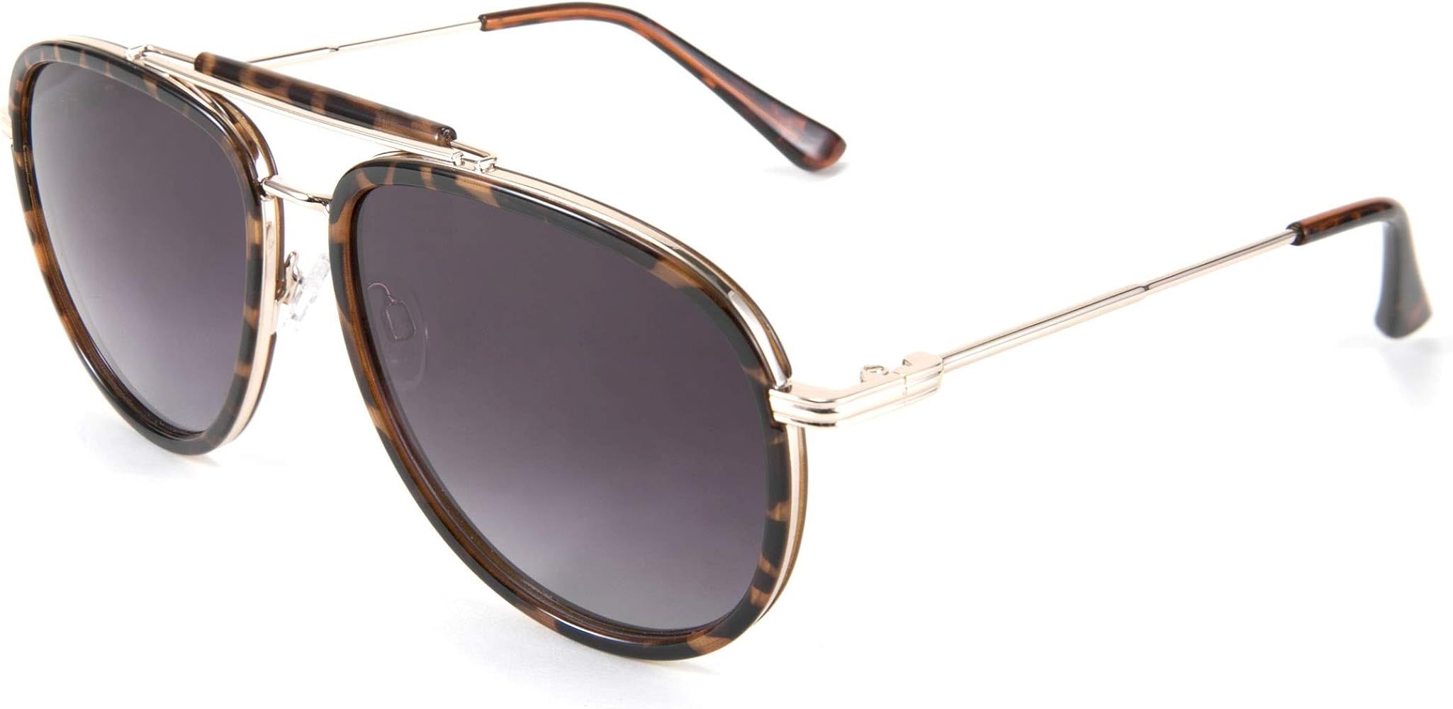 Classic Polarized Aviator Sunglasses Men Women Metal Frame B2700 | Amazon (US)
