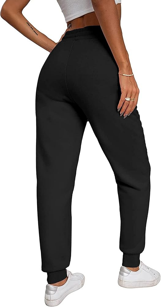 Yeokou Women's Warm Sherpa Lined Athletic Sweatpants Jogger Fleece Pants | Amazon (US)