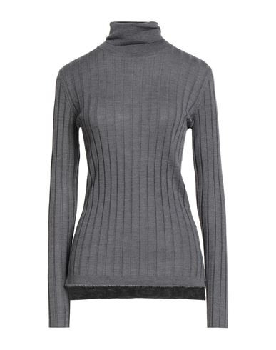 Aragona Woman Turtleneck Grey Size 12 Merino Wool | YOOX (US)
