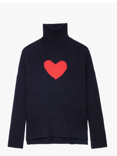 Zadig et Voltaire Heart Sweater 

#LTKSeasonal #LTKstyletip