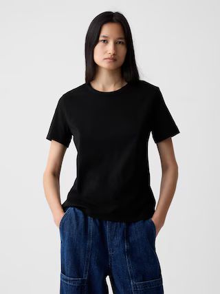 100% Organic Cotton Vintage Crewneck T-Shirt | Gap Factory