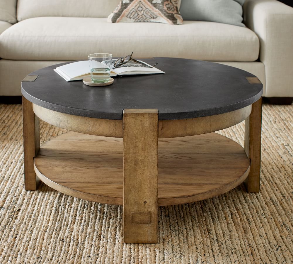 Westbrook 38" Round Coffee Table | Pottery Barn (US)