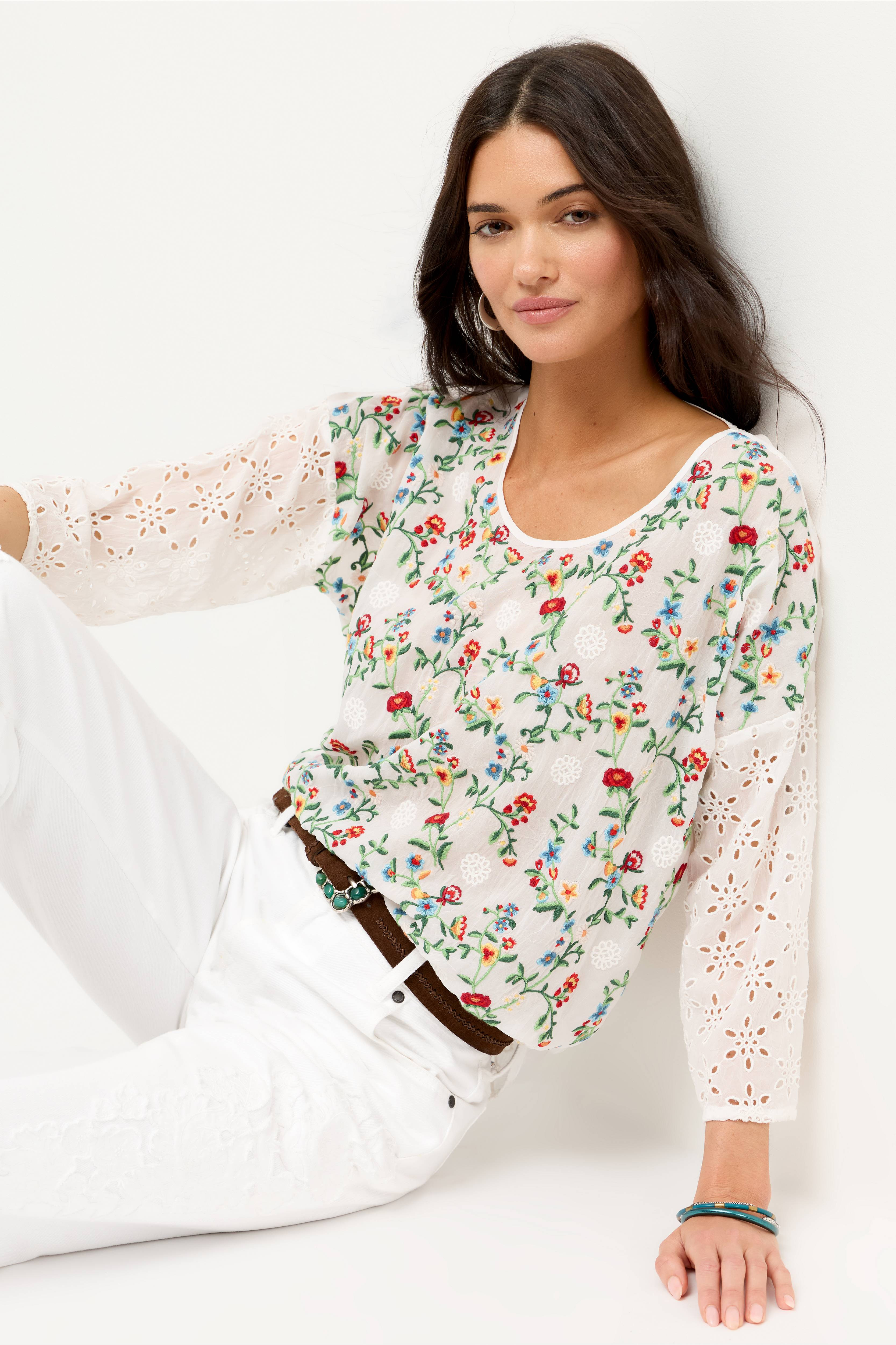 CARALYN BLOUSE
                                
                                    
            ... | Johnny Was