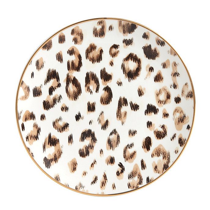 Leopard Accent Plates - Set of 4 | Ballard Designs, Inc.