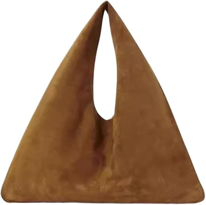 Suede Bag Commuter Bag Handbag Suede Slouchy Bag Large Purse Shoulder Bag Hobo Bag Trendy Bags Su... | Amazon (US)