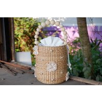 Pearl Bucket Straw Bag, Handbag Wooden Beads, Bags For Women, Vintage Bag | Etsy (US)