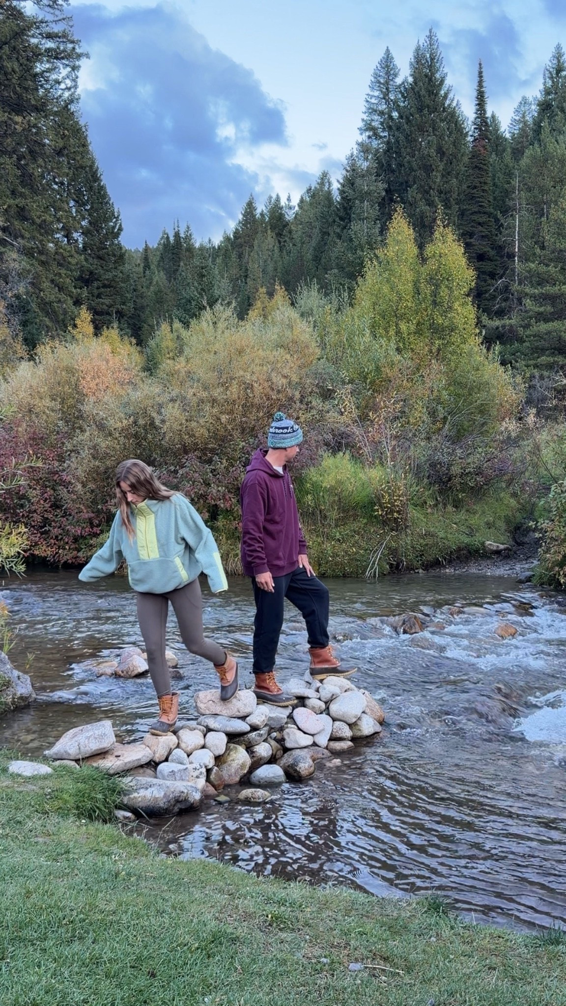 9/25/26 Cozy L.L.Bean Evening Layers 🤎

Our cozy evening uniforms for a chilly night on the ranch 🤎 Chris in his L.L.Bean hoodie (XL) + sweatpants (L) with Bean Boots, and me in my fleece quarter-zip (M) + leggings (XS) with my longtime favorite Bean Boots.

Exactly what we wanted to change into once the temperature dropped 🍂🏔️

#LTKootd #LTKSeasonal