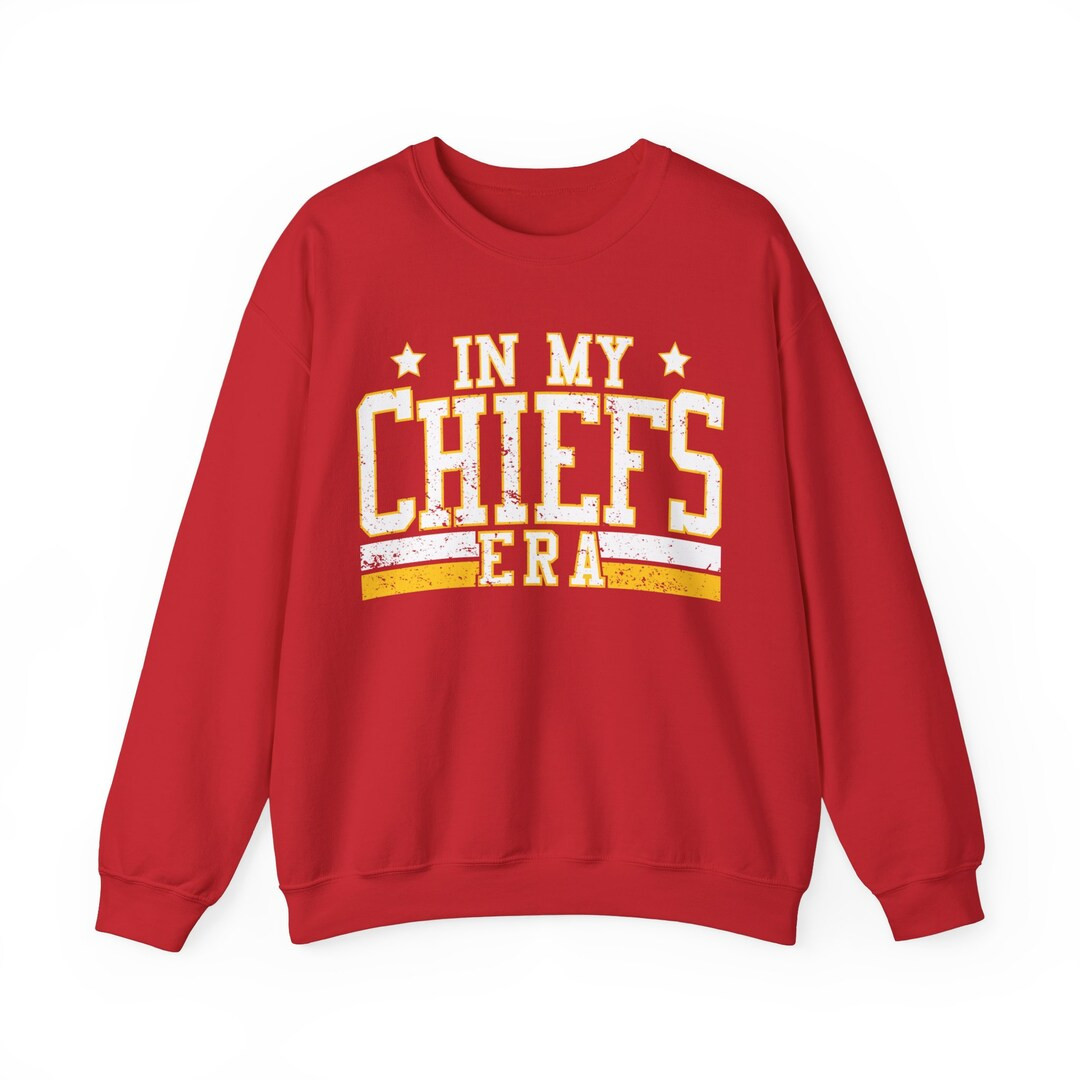 Retro in My Chiefs Era Sweatshirt Crewneck, Football Sweatshirt, Kelce Swift, Football Fan Gifts ... | Etsy (US)