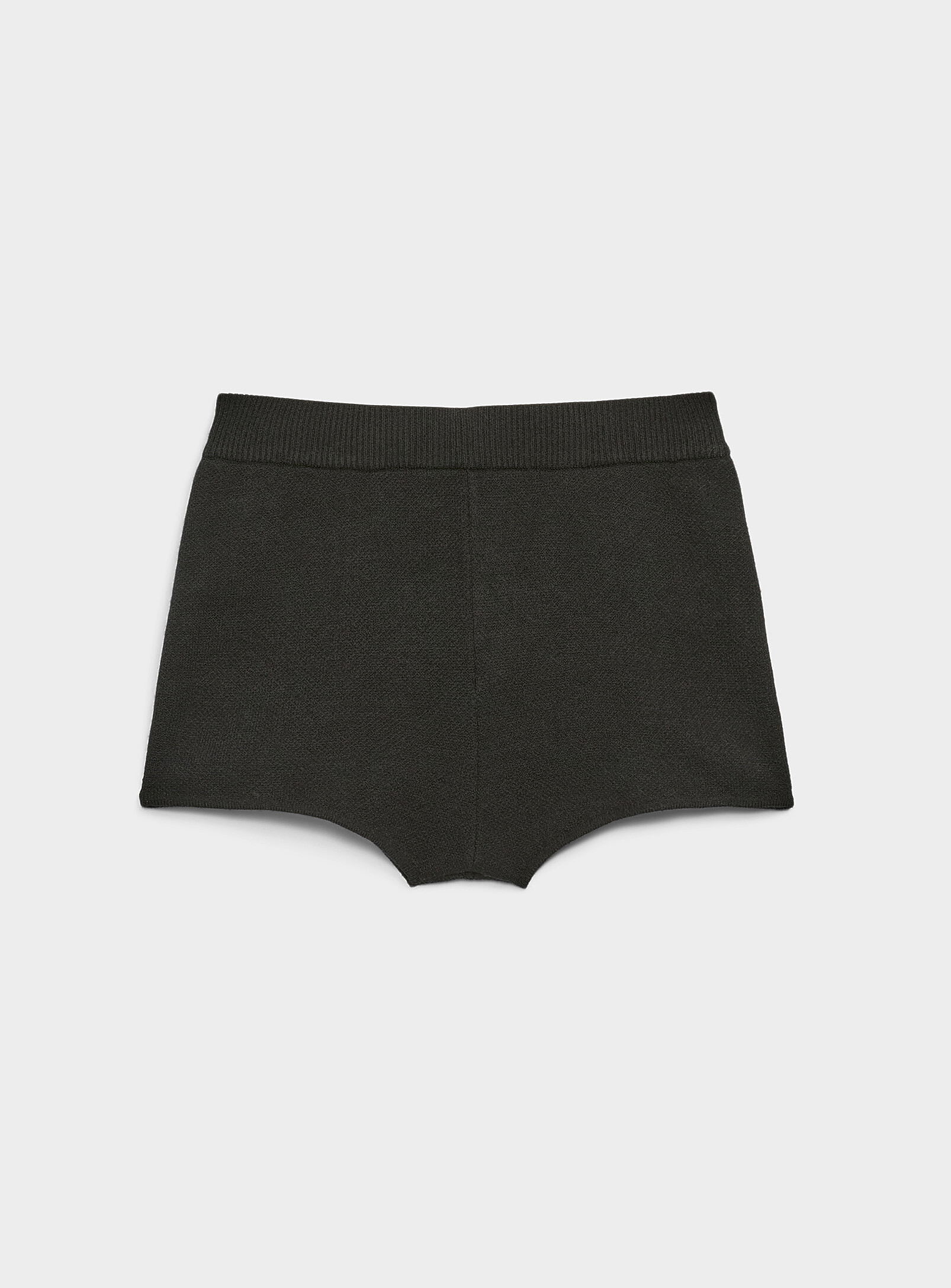 Twik - Women's High-rise knit mini-short Au clair de la lune | Simons