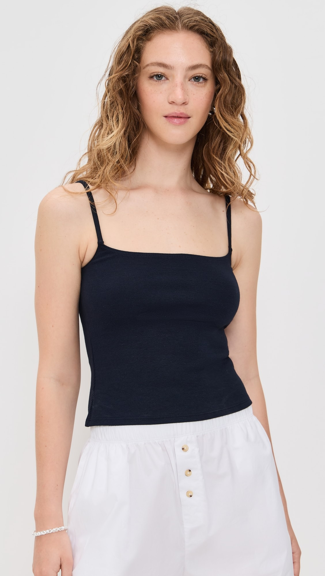 Lucile Ribbed Skinny Tank | Shopbop