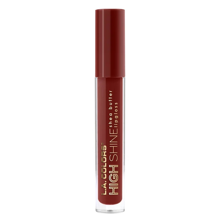 L.A. COLORS High Shine Lipgloss, Scarlett, 0.14 fl oz | Walmart (US)
