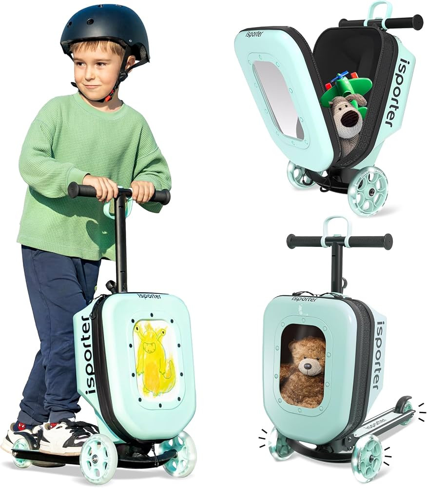iSporter Luggage Scooters for Kids 2-5 or 3-5, Toddler Scooter with Suitcase for Boys & Girls, Fo... | Amazon (US)