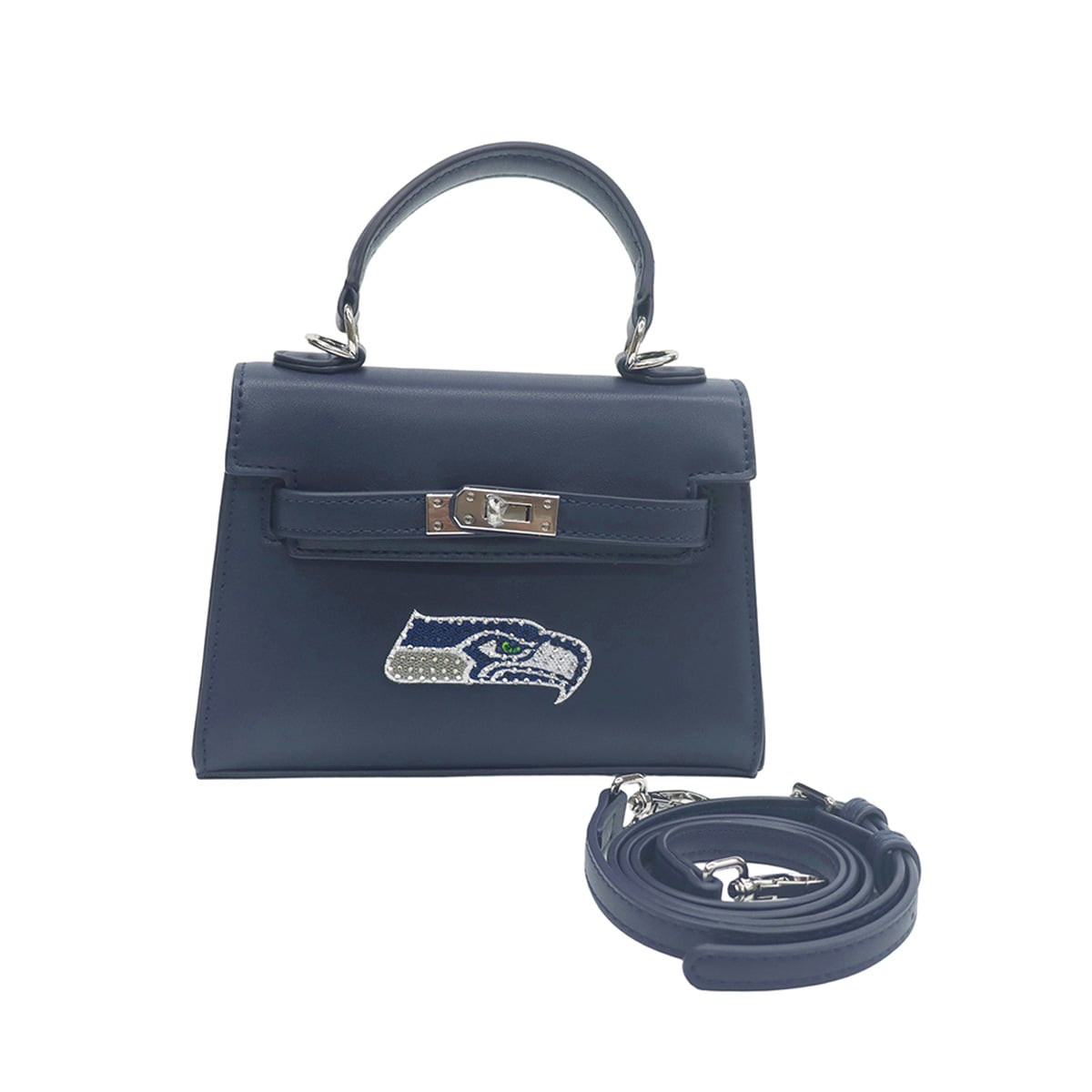Seattle Seahawks FABGATING by Cuce Team Color Vegan Leather Mini Purse | NFL Shop