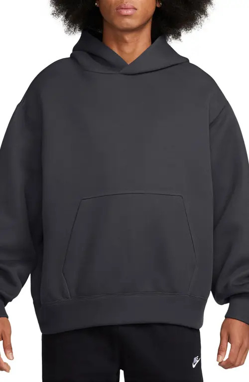 Nike Reimagined Oversize Tech Fleece Hoodie in Anthracite/Anthracite at Nordstrom, Size Large | Nordstrom