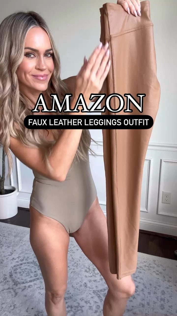 Amazon faux leather leggings - wearing xs regular length (also come in short length) color beechwood

Tunic Sweater - xs


Knee high boots, fall outfit, casual outfitts

 



#LTKOver40 #LTKStyleTip #LTKFindsUnder50