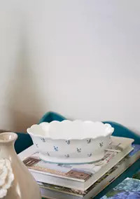 Crown & Ivy™ Society Social x Crown & Ivy™ Floral Wavy Serving Bowl | Belk