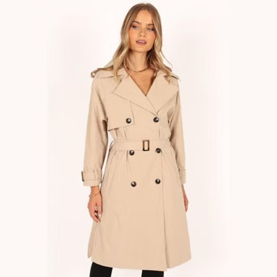 Petal and Pup Trina Button Front Trench Coat - Beige XL | Target