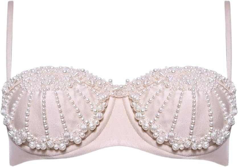 Amazon.com: PATBO, Golden Dune Lycra Embroidered Bikini Top : Clothing, Shoes & Jewelry | Amazon (US)