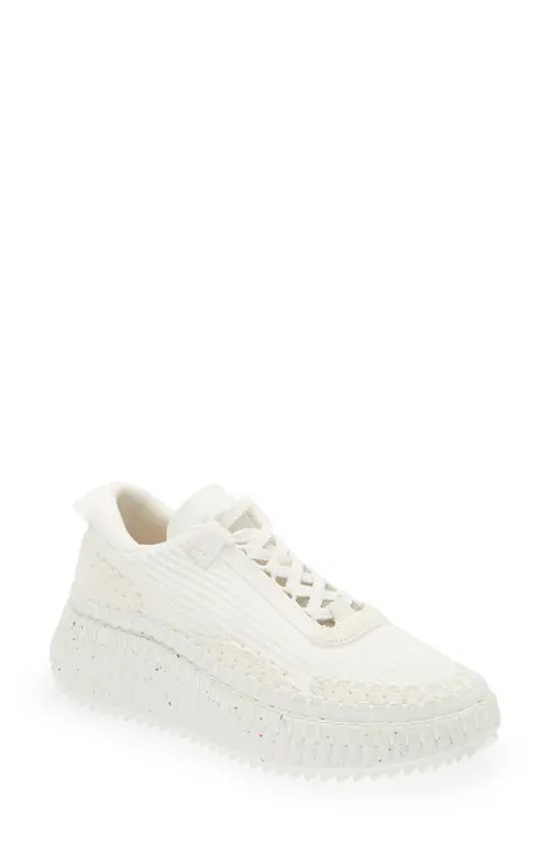 Chloé Nama Platform Sneaker in White at Nordstrom, Size 7Us | Nordstrom