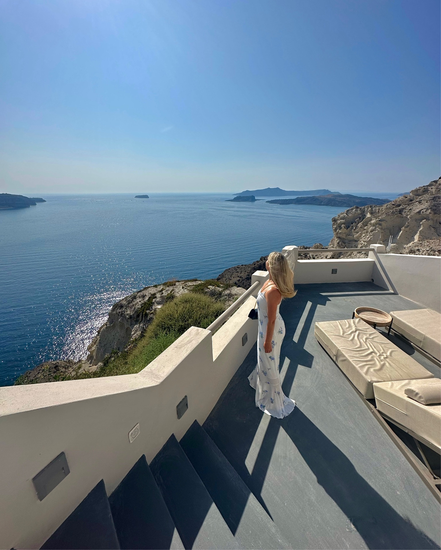 Santorini White & Blue Floral Dress from Princess Polly 

#LTKunder100 #LTKSeasonal #LTKtravel