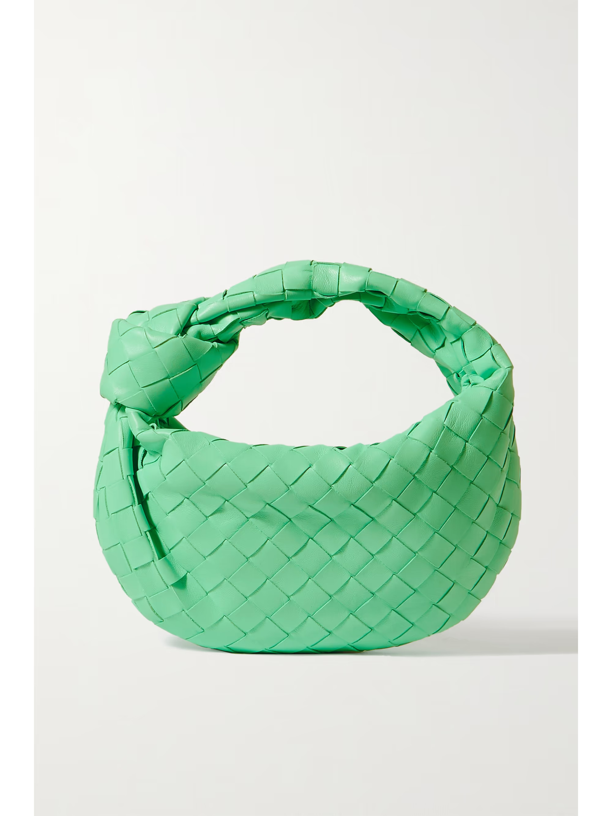 Jodie mini knotted intrecciato leather tote | NET-A-PORTER (US)