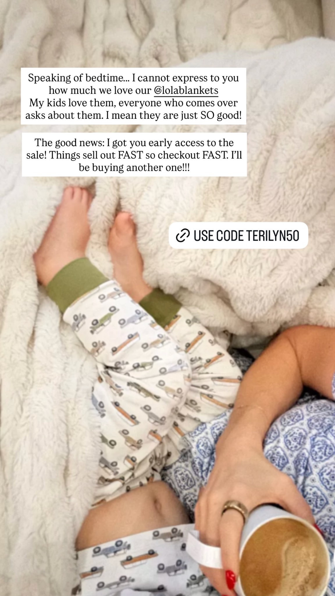 I cannot express to you how much we love our @lolablankets
My kids love them, everyone who comes over asks about them. I mean they are just SO good! The good news: I got you early access to the sale! Things sell out FAST so checkout FAST. I’ll be buying another one!!!

#LTKSaleAlert #LTKMothersDay #LTKmomlife