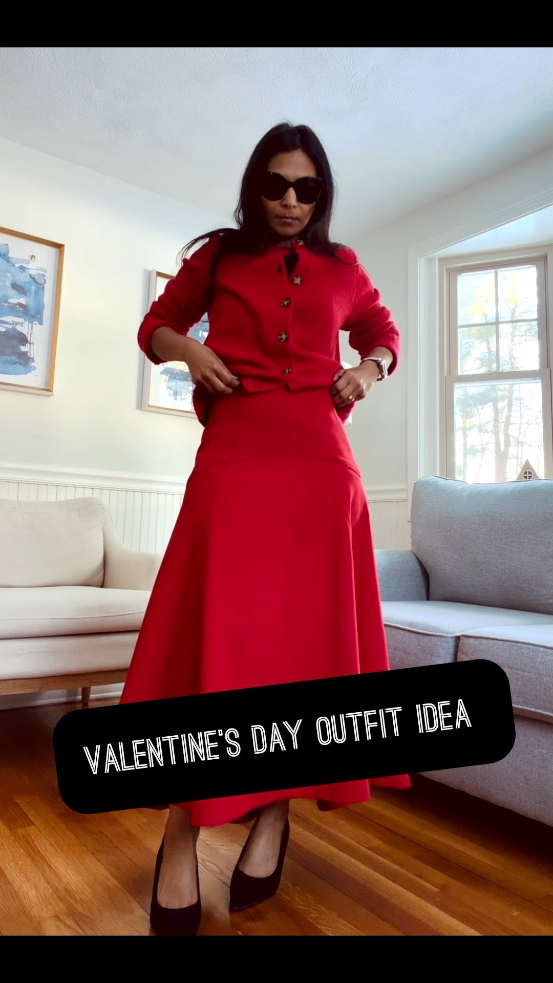 A quick colorful petite-friendly outfit  idea for Valentine’s Day! Are you team pink or red (or neither) on Valentine’s? I bought this skirt in November and wore it over the holidays. But the nice thing about a red skirt is you can really wear it all year round. 

#LTKPetite #LTKootd #LTKValentine