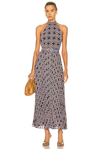 Zimmermann Sunray Picnic Dress in Navy Daisy | FWRD | FWRD 