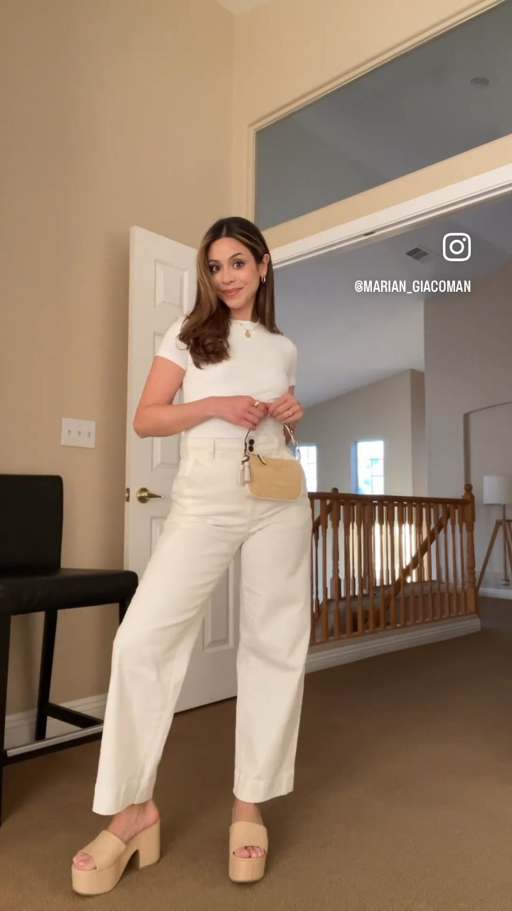 Casual and comfy monochrome outfit for warmer weather  

#LTKGiftGuide #LTKstyletip #LTKsalealert