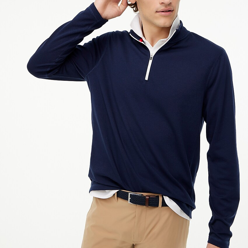 Performance waffle half-zip | J.Crew Factory