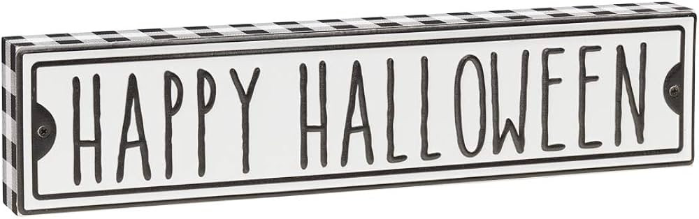 Collins Painting Happy Halloween or Trick or Treat Wooden Block Signs - Halloween Decor - Fall De... | Amazon (US)