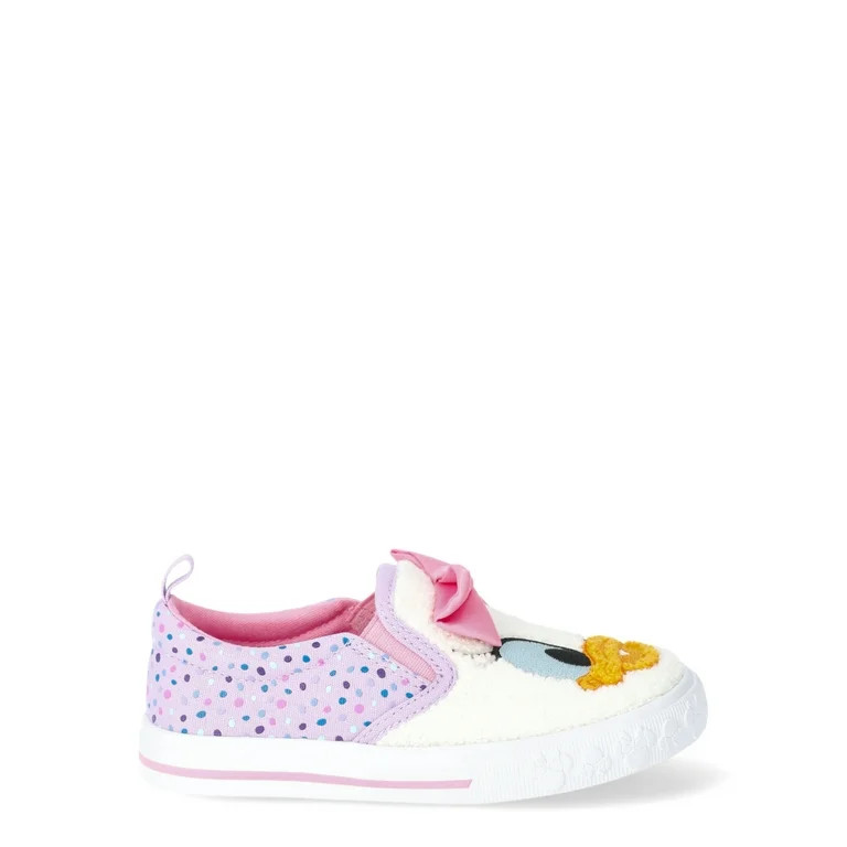 Minnie Mouse & Daisy Duck Toddler Girl Slip-On Sneakers | Walmart (US)