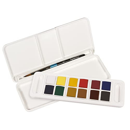Daler Rowney Aquafine 12-pc Watercolor Travel Set - Watercolor Paint Set for Watercolor Paper and More - Watercolor Set for Artists and Students - Water Color Paint for All Skill Levels | Amazon (US)