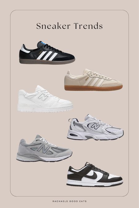 Sneaker trends I’m into 🤎 

Adidas sambas, Nike dunks, new balance sneakers

#LTKshoecrush #LTKfindsunder100