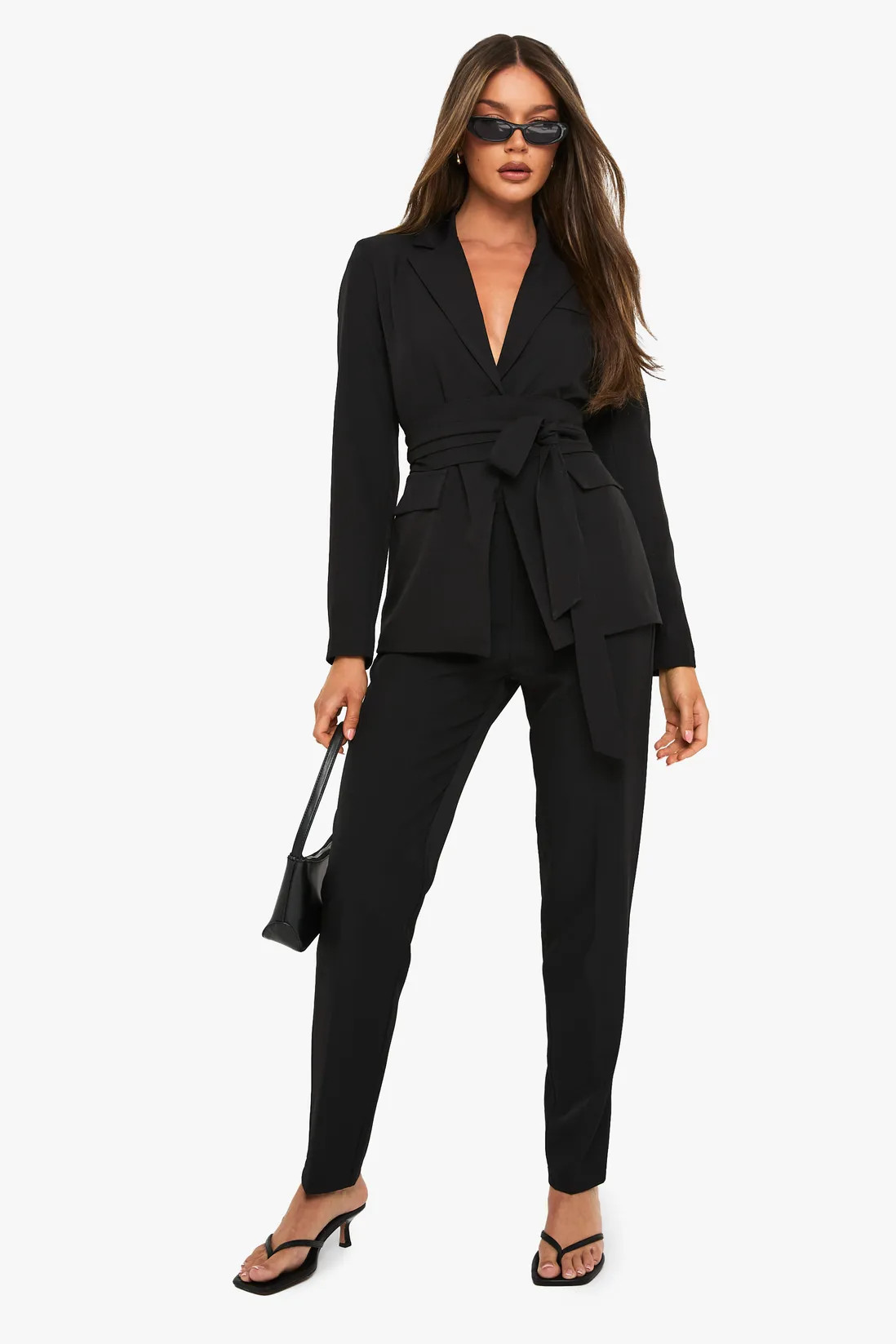 Obi Tie Waist Blazer | boohoo (US & Canada)