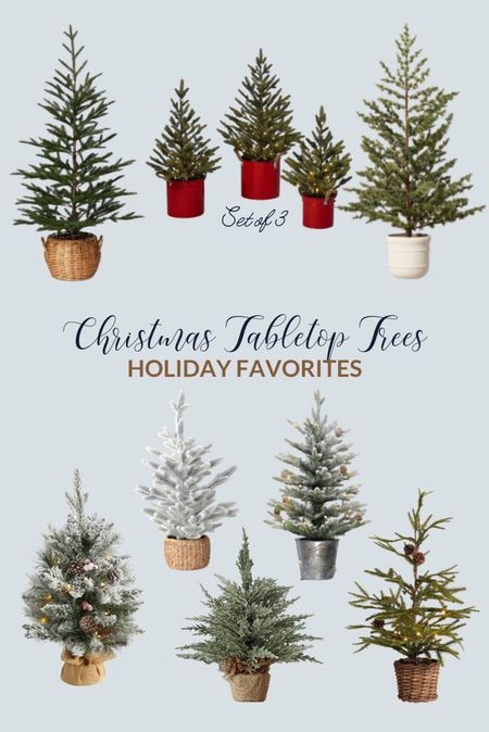 I use a lot of tabletop trees in my Christmas decor. These are some of my favorites. 

#LTKHoliday #LTKhome #LTKSeasonal