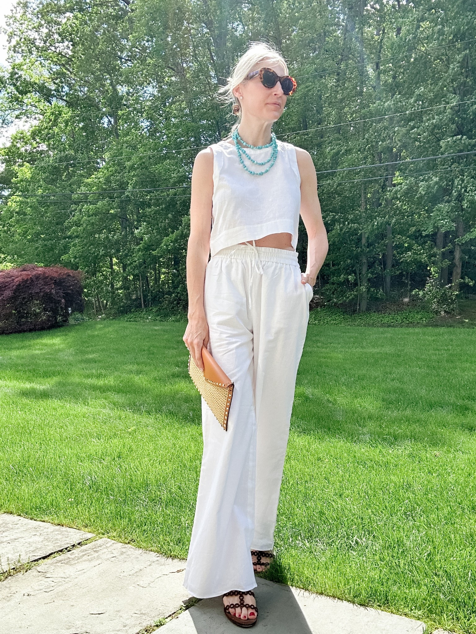 White linen pants and a matching tank are the easiest way to create a chic effortless look and these are both under $100 from @express
#expresspartner #dresstoexpress

#LTKSeasonal #LTKStyleTip #LTKFindsUnder100
