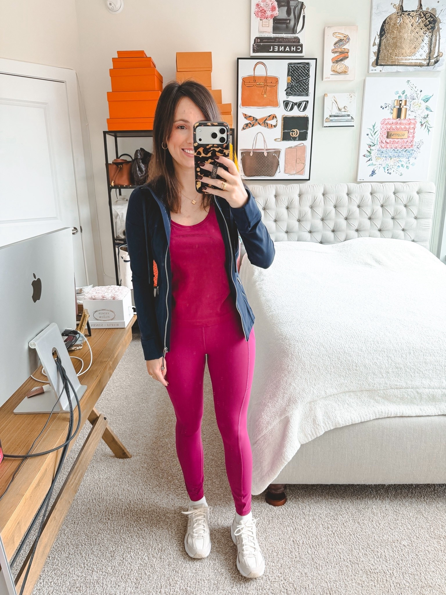 Lululemon magenta purple swiftly tank with invigorate leggings and true navy define jacket



#LTKFindsUnder100 #LTKootd #LTKfitnessgoals