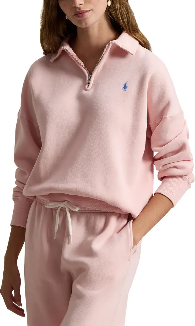 Polo Ralph Lauren Fleece Quarter Zip Pullover | Nordstrom | Nordstrom