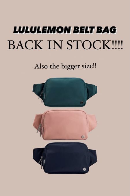 Lululemon belt bag in stock!!! 

#LTKHoliday #LTKSeasonal #LTKGiftGuide