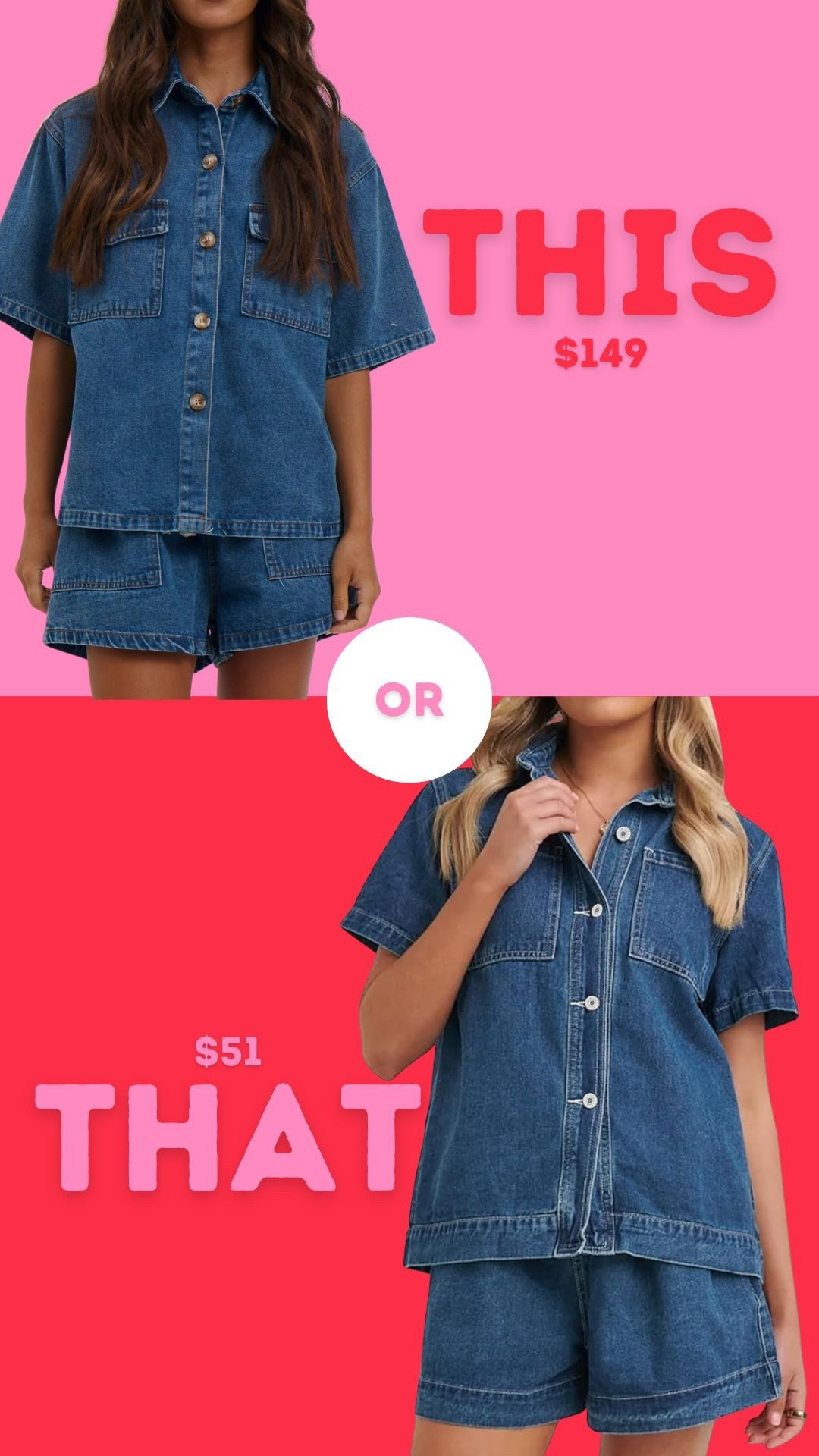 this or that denim set … 

#LTKOver40 #LTKStyleTip #LTKFindsUnder100