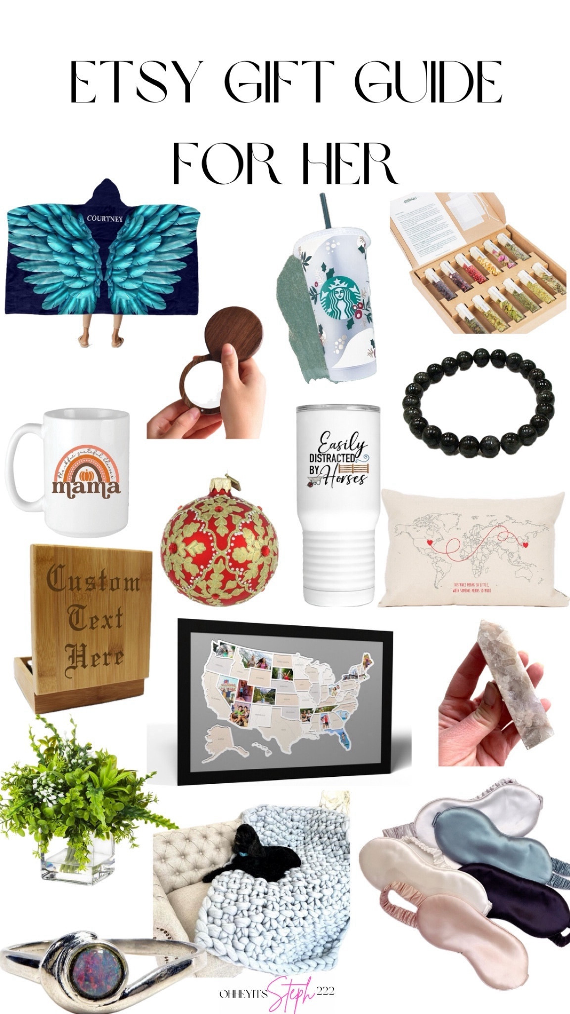 Small business Saturday Etsy gift guide for her 



Woman’s gifts, gifts under $50, gift cards, last minute gifts, gifts for mom, gift for wife, gift for girlfriend, gift for sister,  friend gift, teacher gift, coworker gift

#LTKfindsunder100 #LTKCyberWeek #LTKGiftGuide