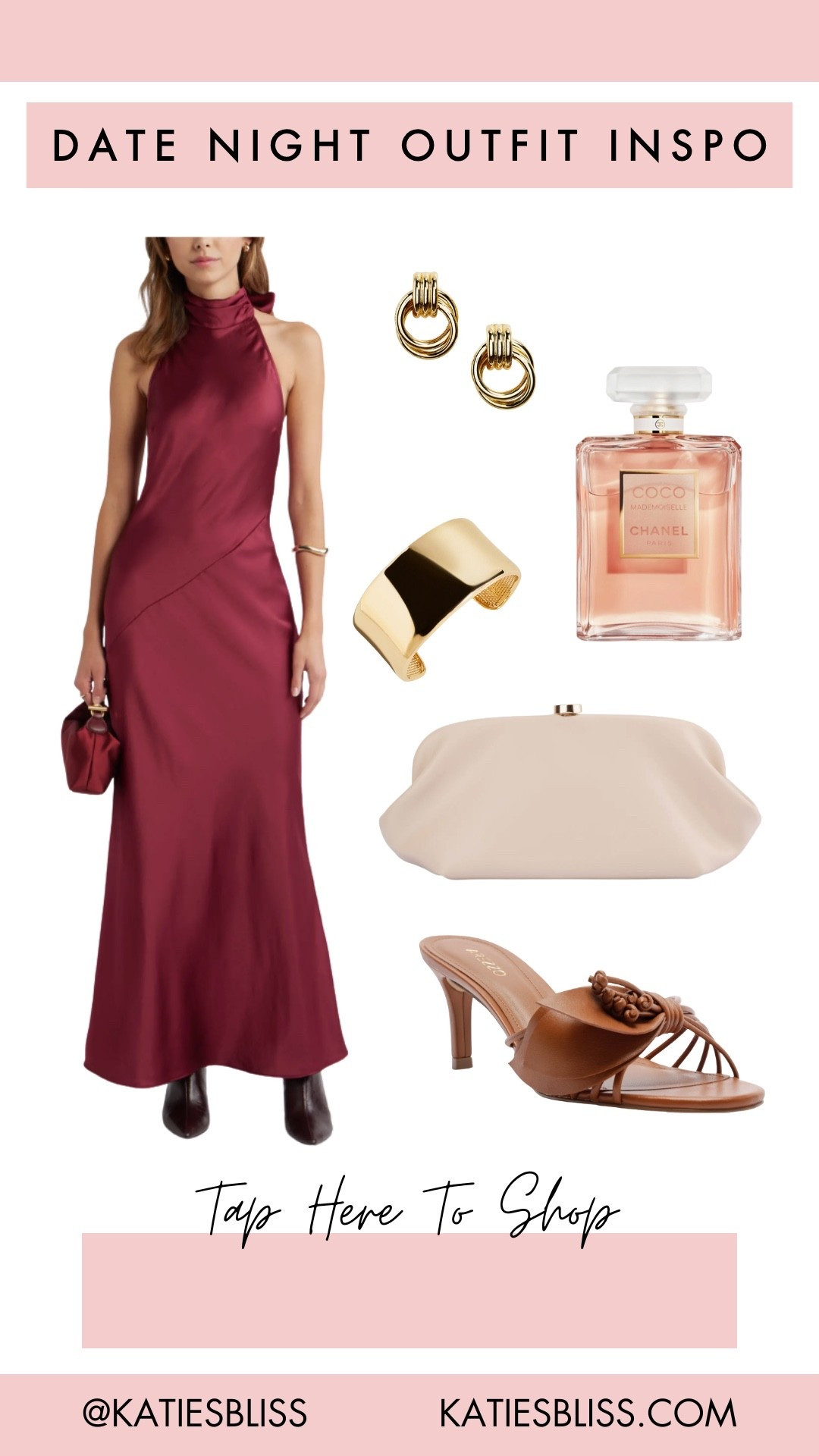 Date night outfit inspo 💖

Valentine’s Day. Clutch. Gold earring. Perfume. Lipstick. Formal. 



#LTKValentine #LTKWedding