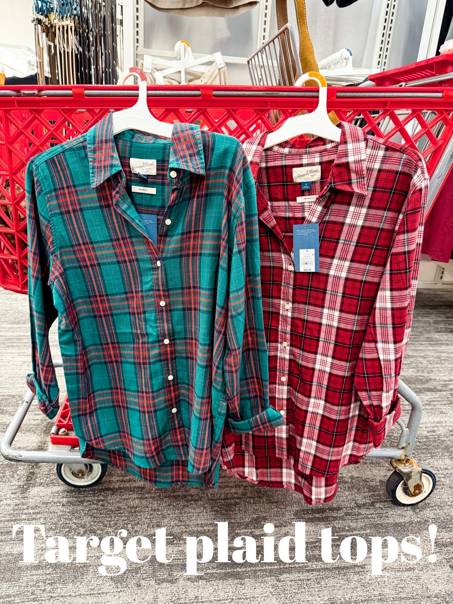Target plaid tops! Perfect for the holidays 

#LTKFindsUnder50 #LTKFindsUnder100 #LTKStyleTip
