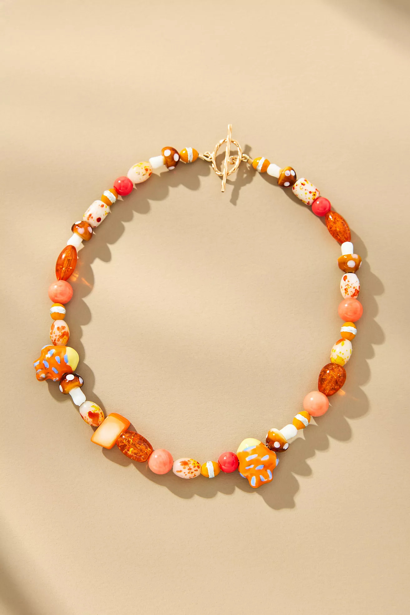 Galley Los Angeles Mixed Bead Summer Necklace | Anthropologie (US)