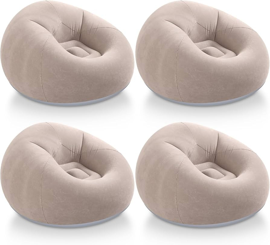 Bean Bag Chairs Inflatable Camping Chairs Inflatable Lazy Sofa Blow up Chairs Folding Portable In... | Amazon (US)