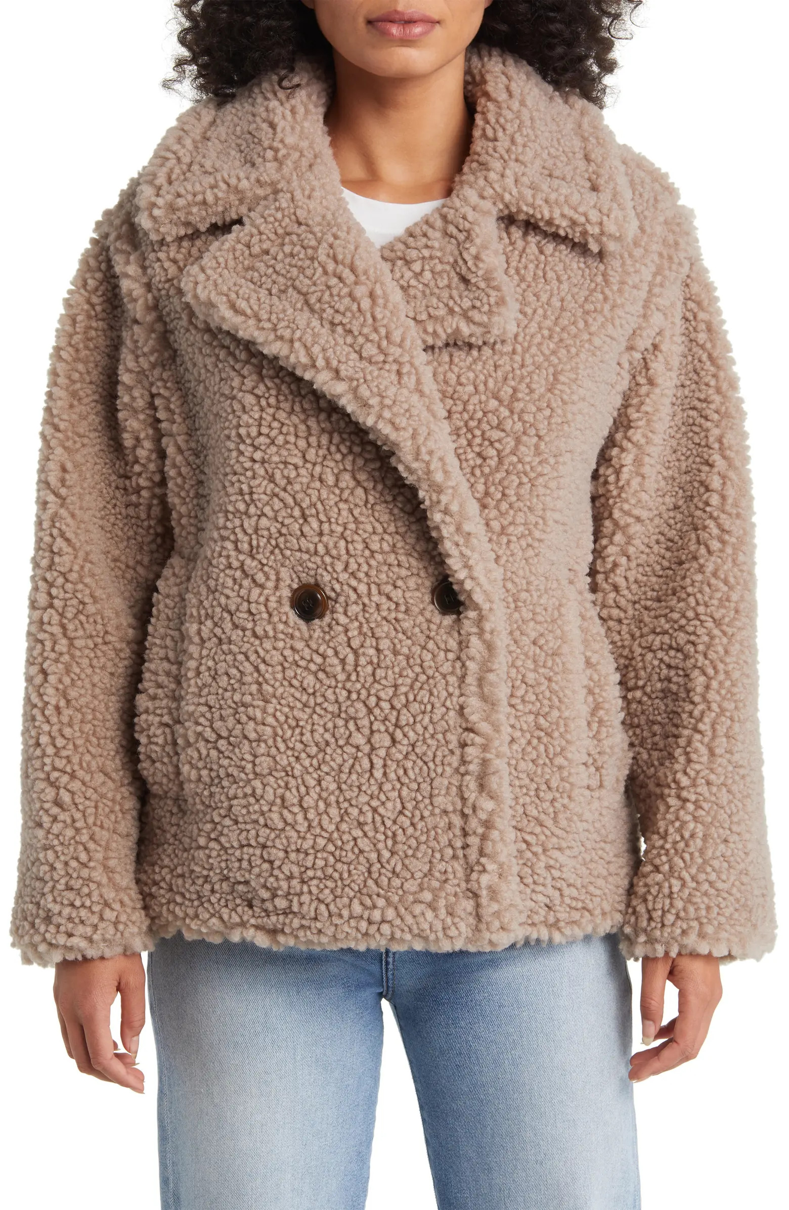 Gertrude Teddy Faux Shearling Coat | Nordstrom