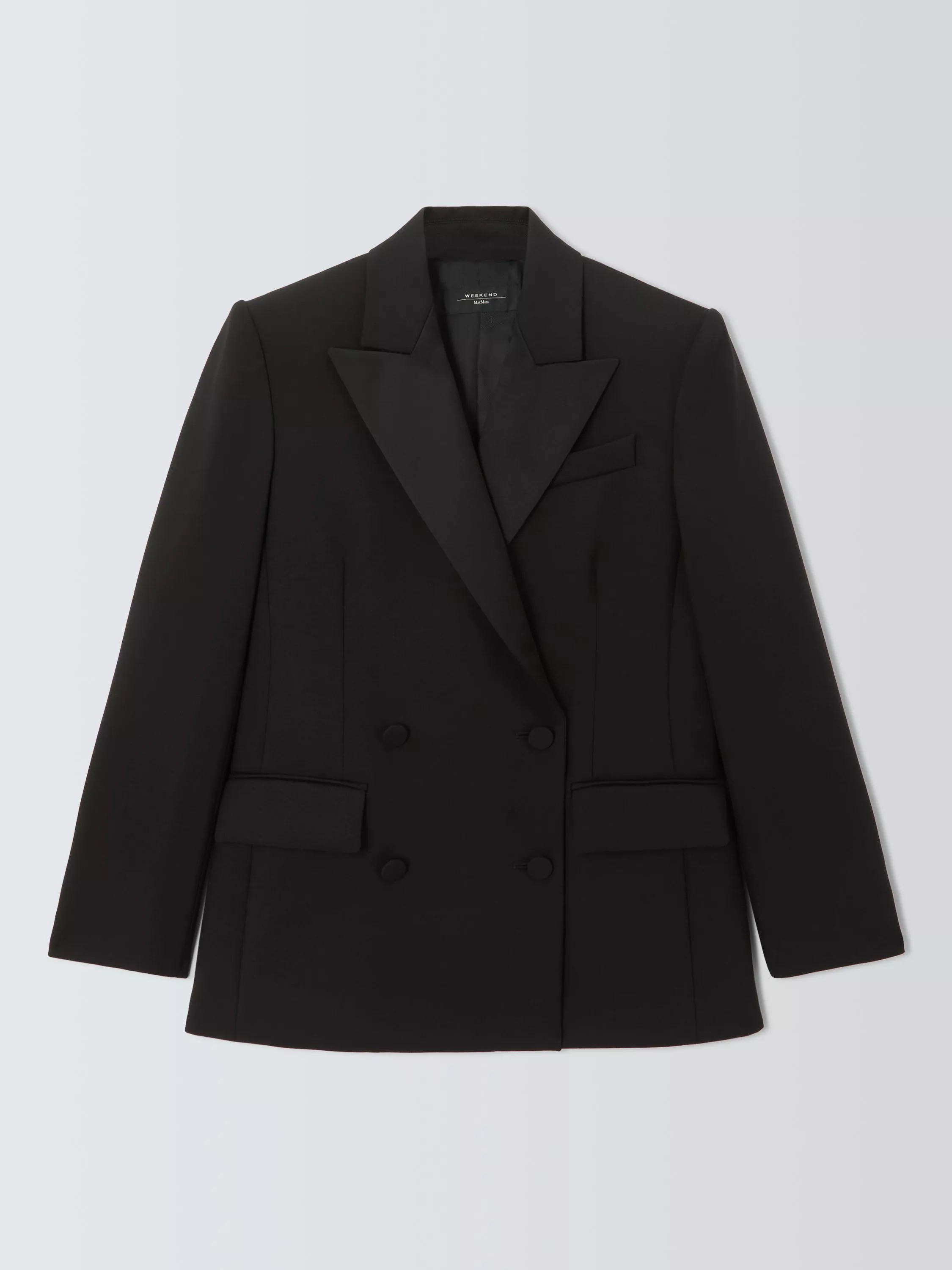 Weekend MaxMara Brigida Single Breasted Jacket, Black | John Lewis (UK)
